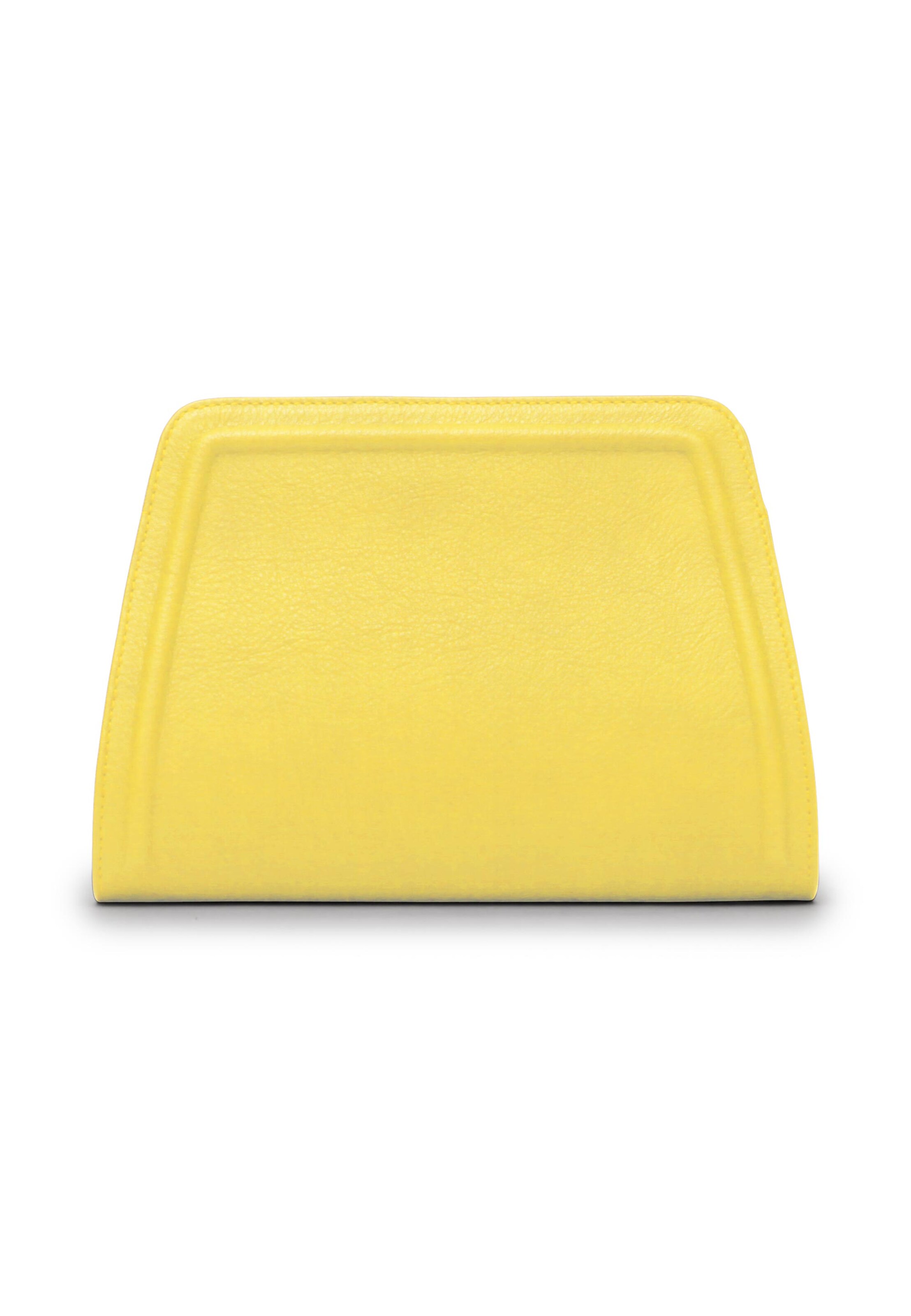 Gretchen Abendtasche 'Lyra Clutch Two' in Gelb: Vorderseite