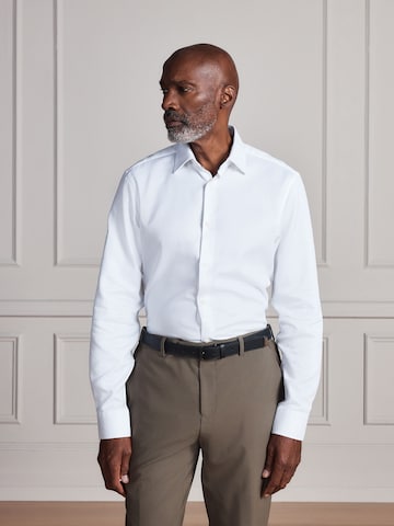 Next Regular fit Button Up Shirt in White: front