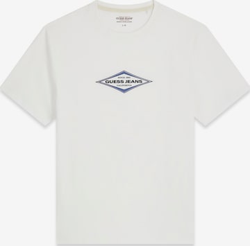 GUESS JEANS Tričko 'DIAMOND' - Biela: predná strana