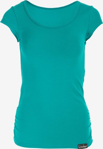 Maglia funzionale 'WTR4' di Winshape in verde: frontale