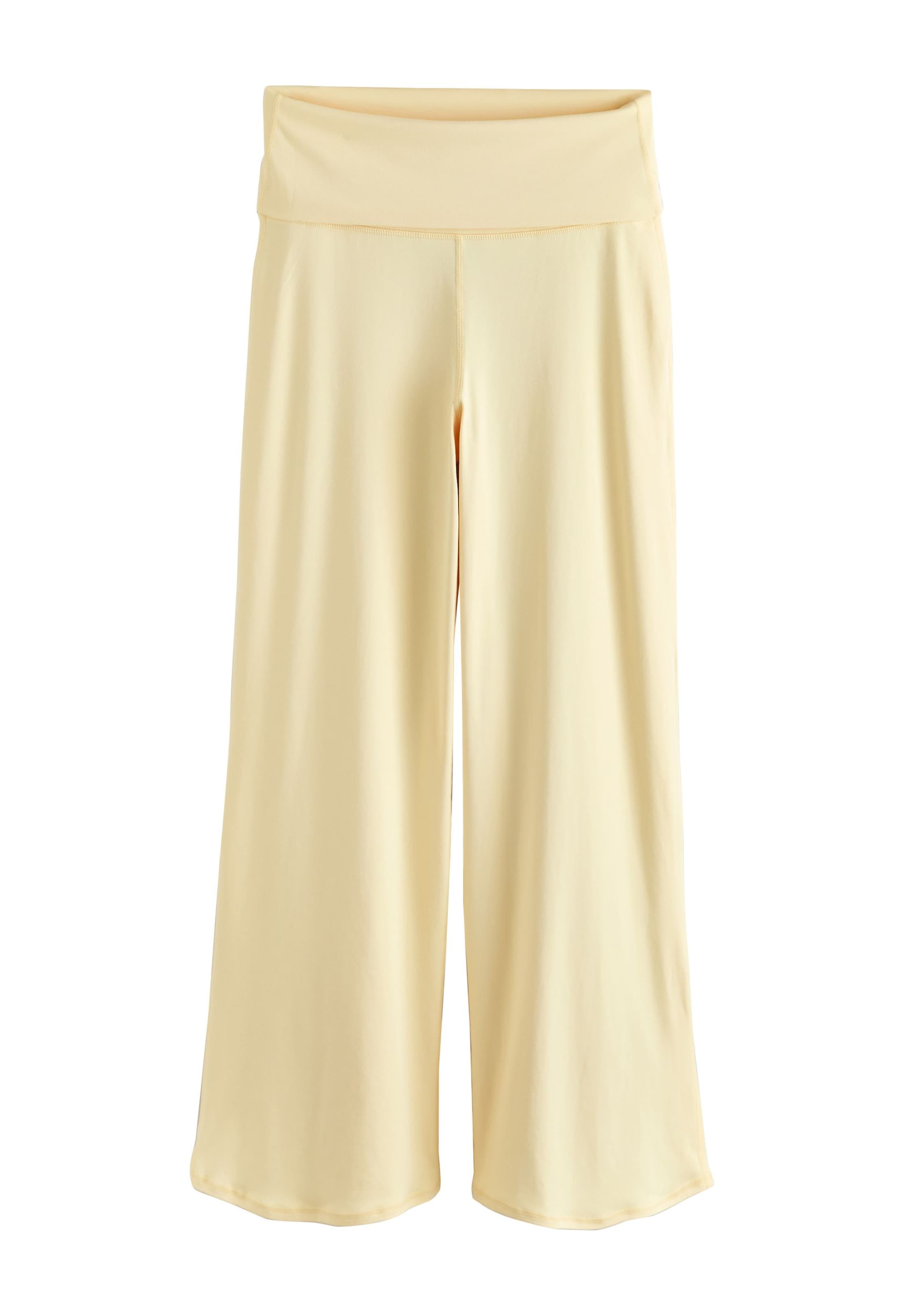 Wide Leg Pantalon de sport Next en jaune : devant