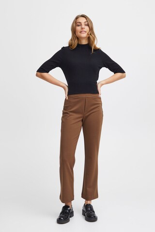 Fransa Regular Pants 'Blazer' in Brown