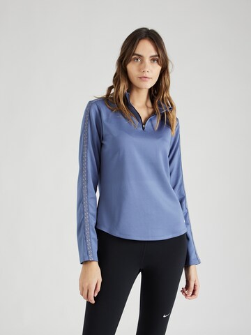 NIKE Funktionsbluse 'ONE' i blå: forside