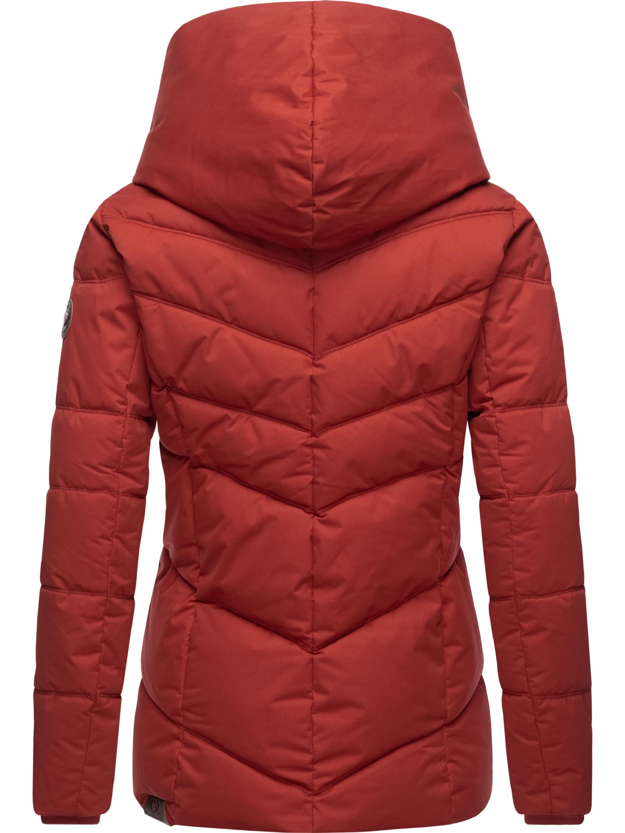 Ragwear Winter jacket 'Natesa' in Red