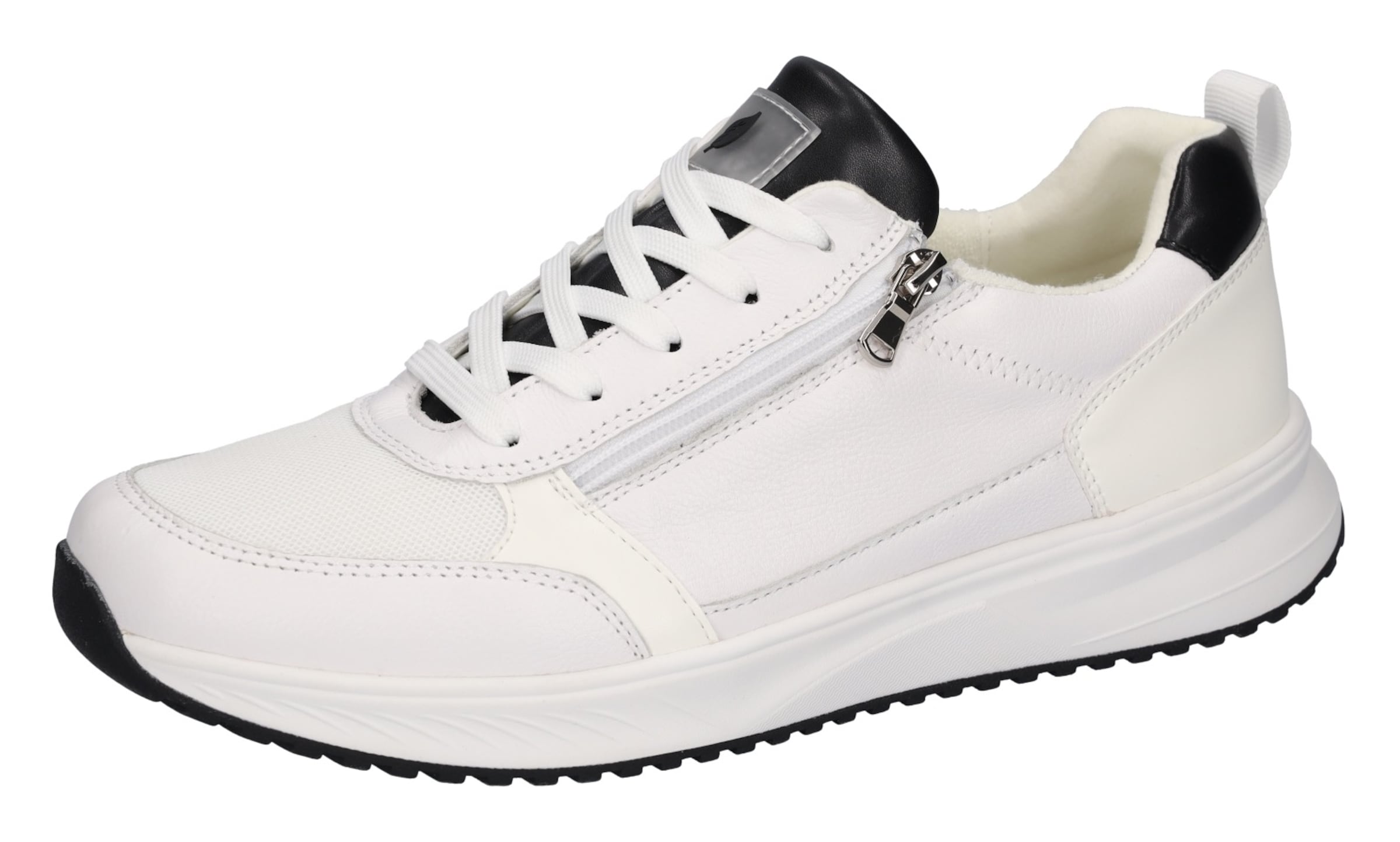 WALDLÄUFER Platform trainers in White: front