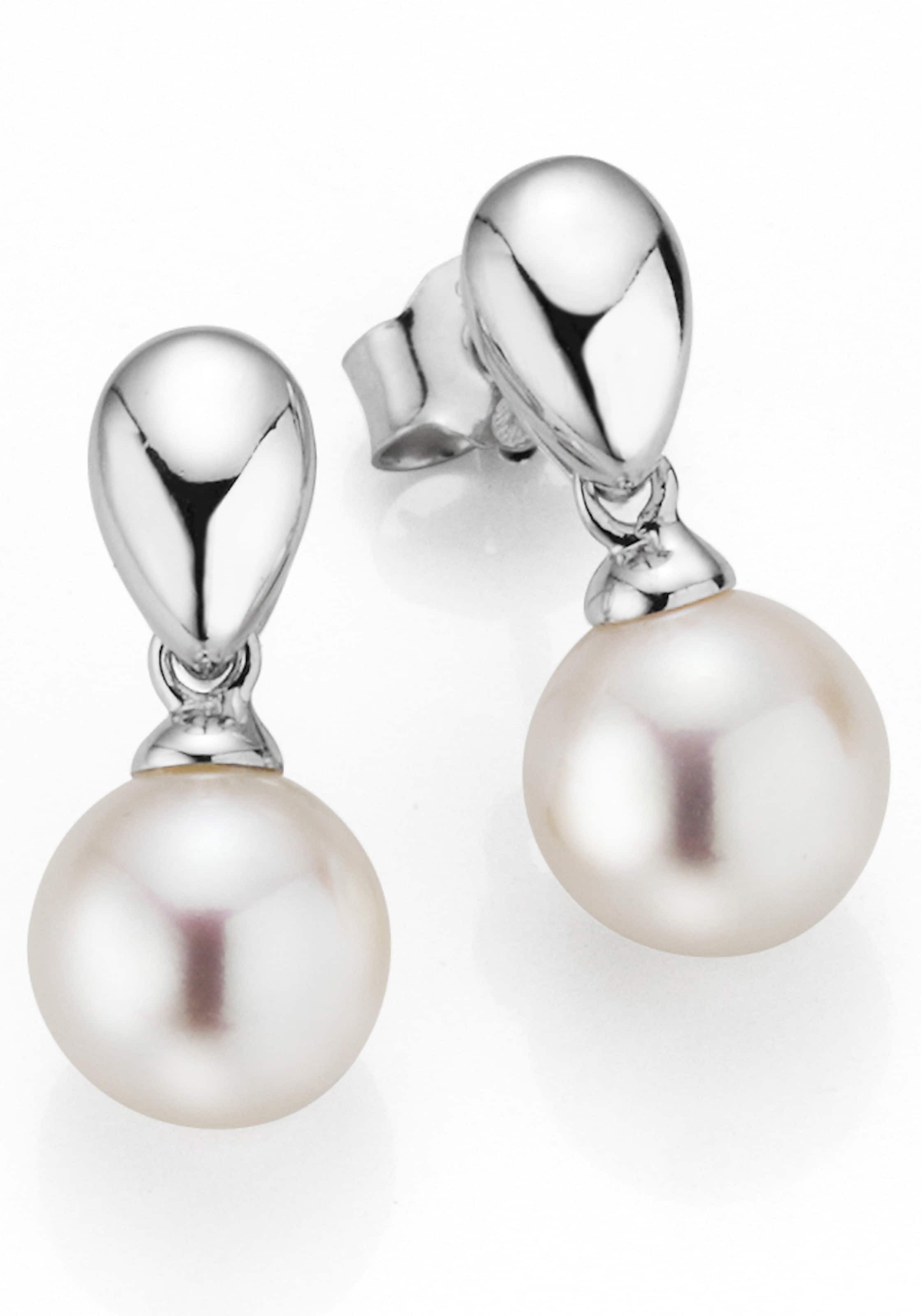 Adriana Ohrringe in Silber: Vorderseite