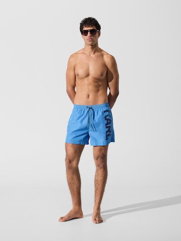 Karl Lagerfeld Badshorts i blå