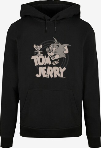 ABSOLUTE CULT Sweatshirt 'Tom and Jerry' in Schwarz: predná strana