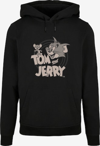 ABSOLUTE CULT Sweatshirt 'Tom and Jerry' in Zwart: voorkant