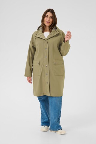 KAFFE CURVE Overgangsparka i grøn