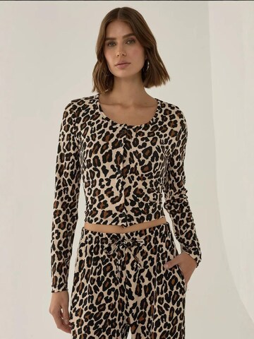 Hiccup - Casaco de malha em castanho: frente