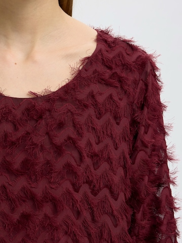 Chemisier 'SLWMyla' SELECTED en rouge