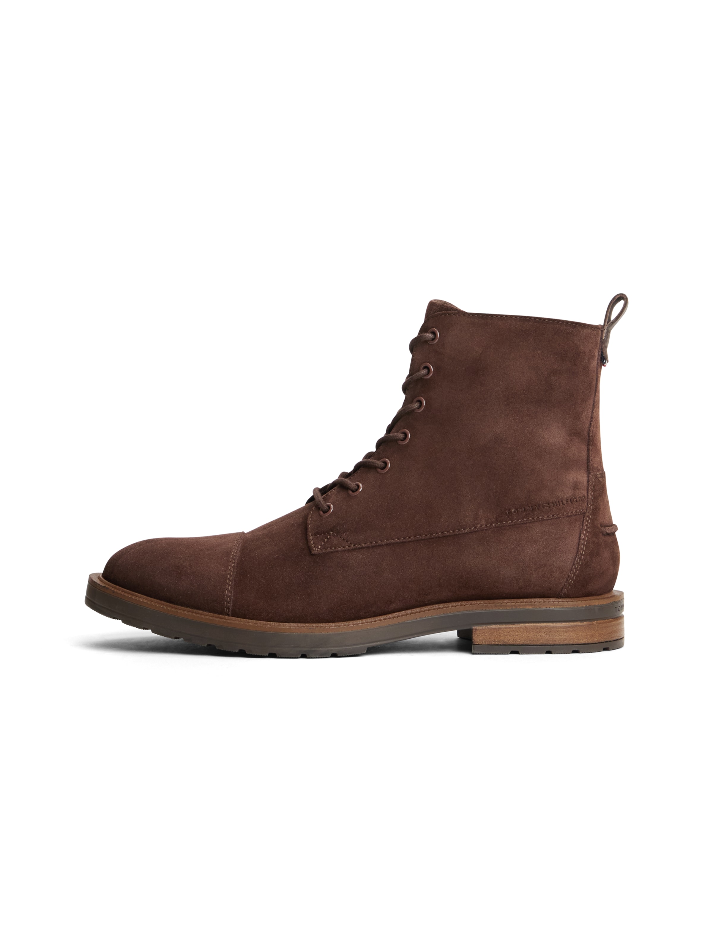 TOMMY HILFIGER Schnürboots in Braun: Vorderseite