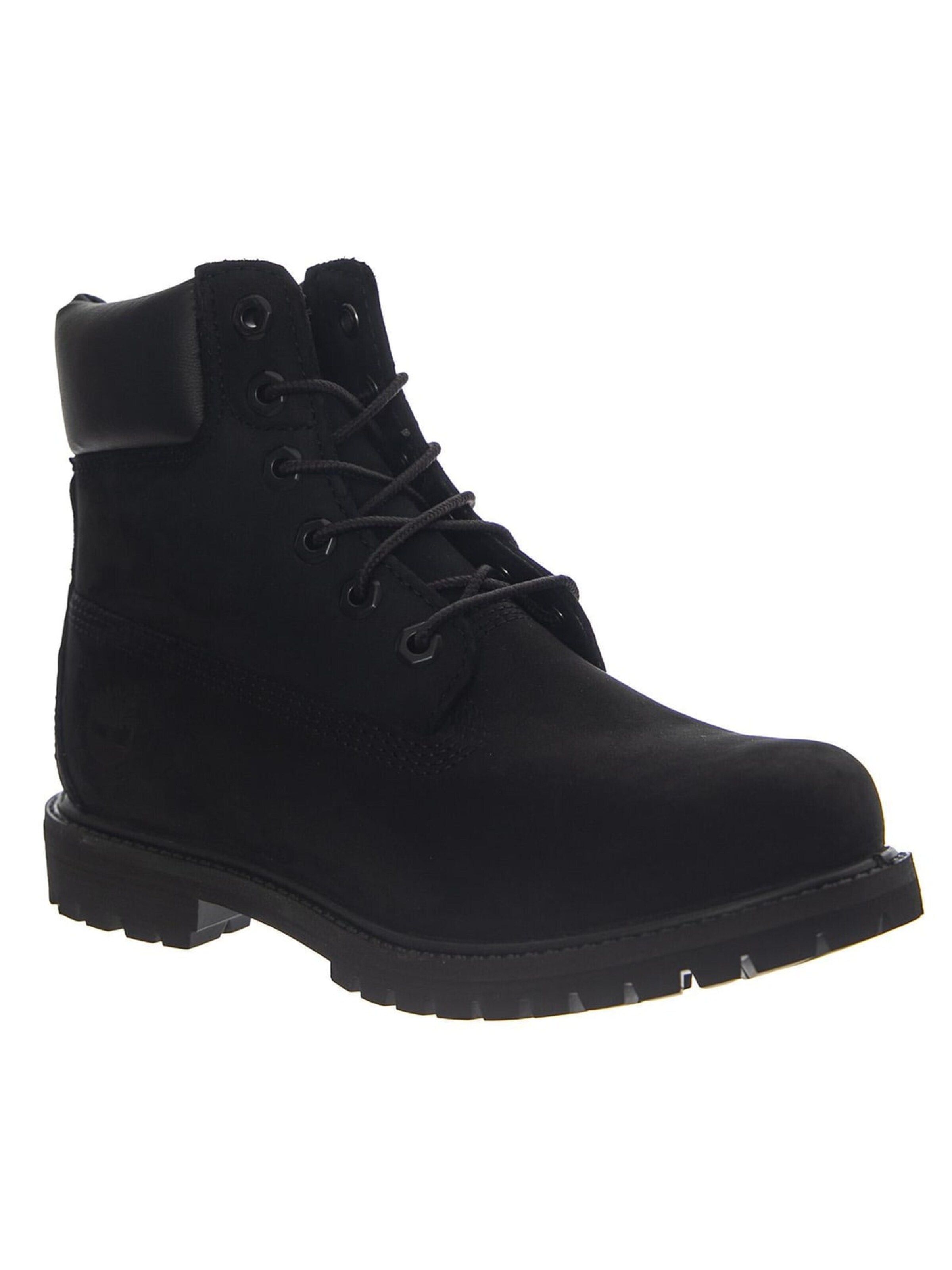 TIMBERLAND Snørestøvler 'Premium 6 Inch Lace Up Waterproof Boot -- Men's Wheat / Black' i brun: forside