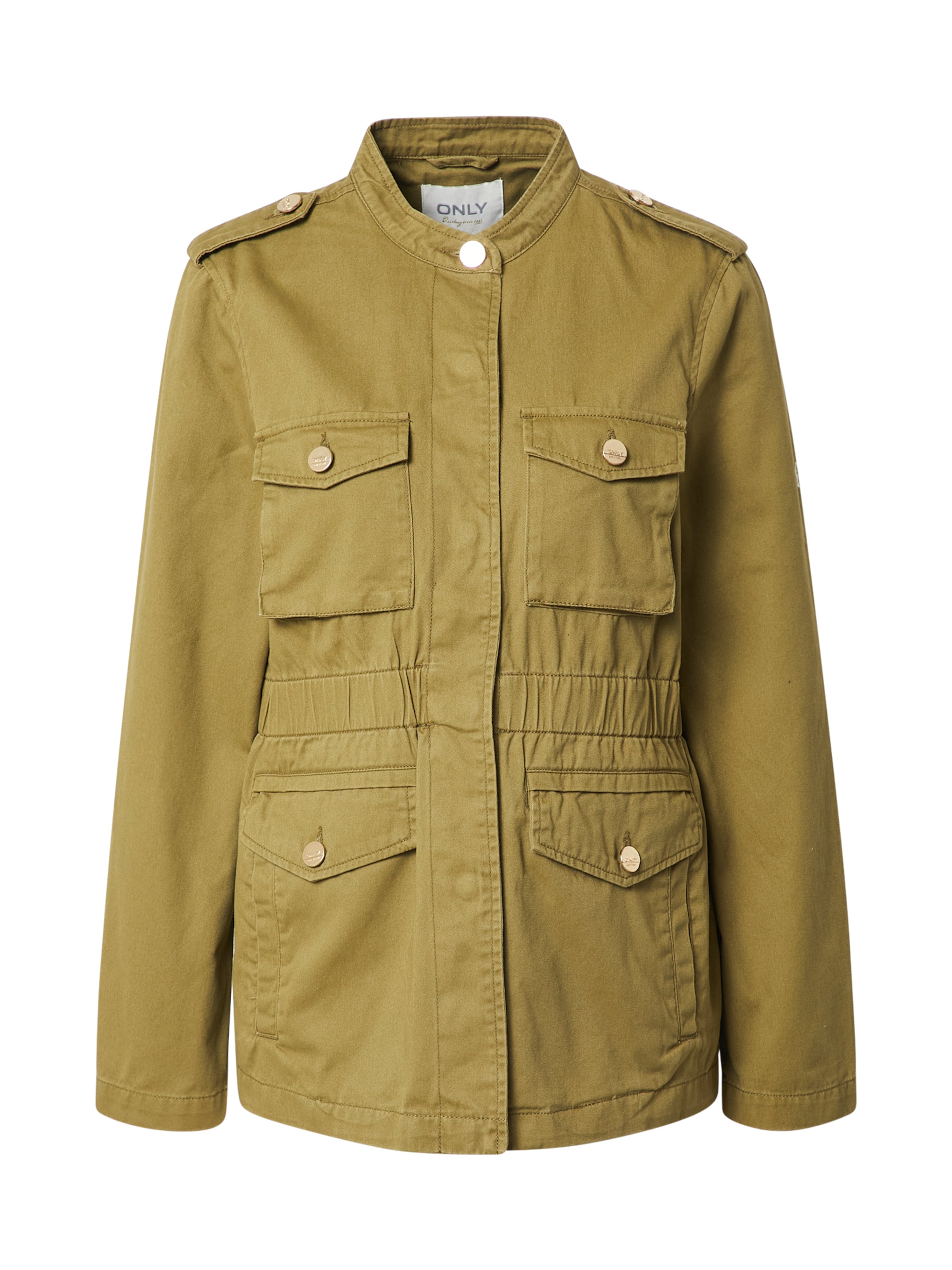 ONLY Přechodná bunda 'ALMA' – zelená: přední strana