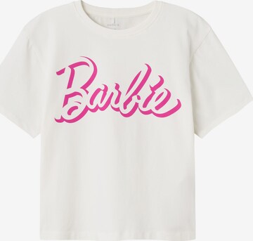 T-Shirt 'Dalina Barbie' NAME IT en blanc : devant