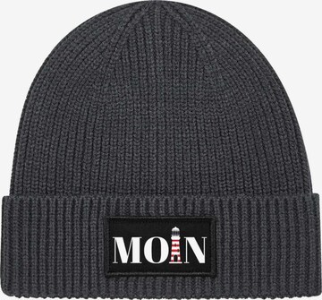 Youth Designz Beanie 'Moin Leuchtturm' in Grey: front