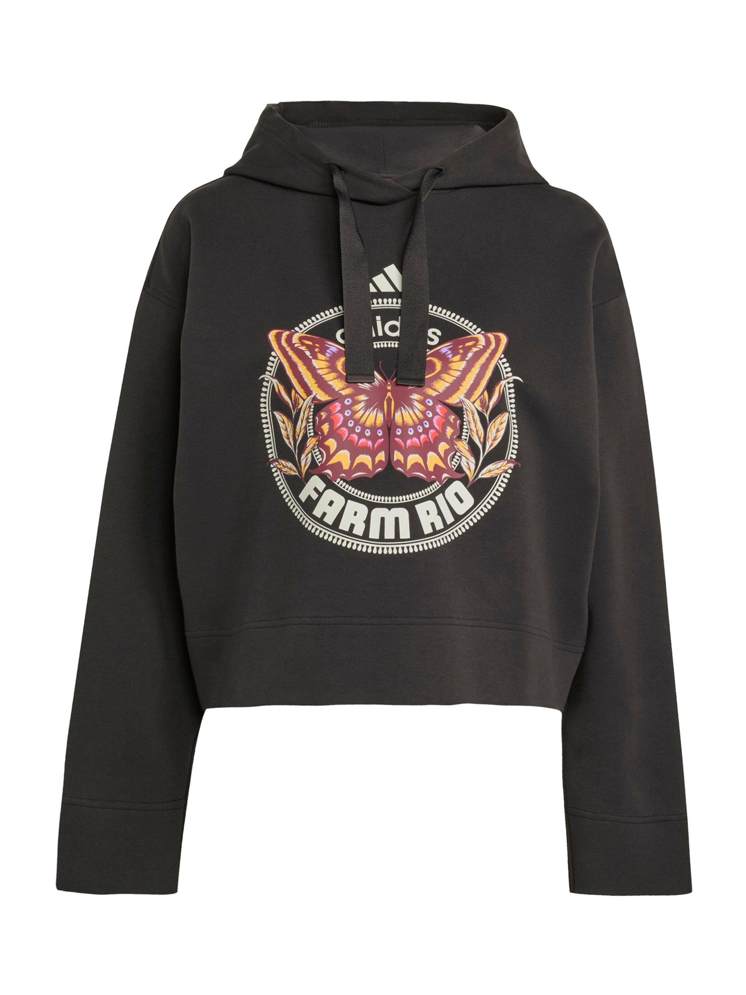 ADIDAS SPORTSWEAR Sport sweatshirt 'Adidas x Farm' i svart: framsida