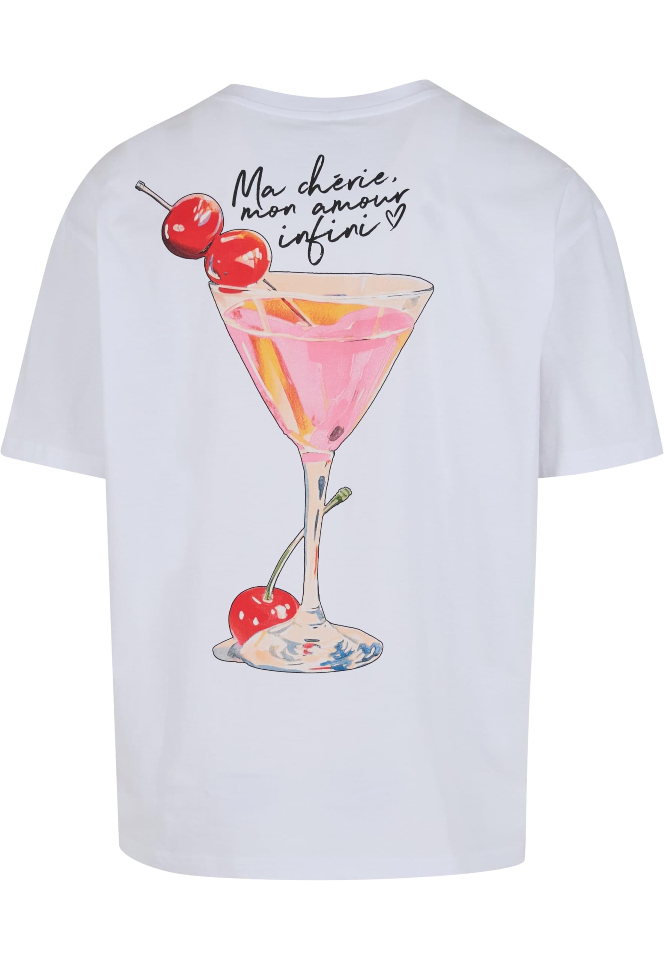 Mister Tee Shirt 'Mon Amore Infini' in White