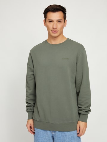 mazine Sweatshirt ' Burwood Sweater ' in Grün: predná strana