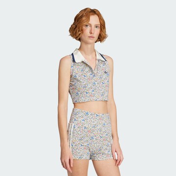 ADIDAS ORIGINALS - Camiseta 'Adidas Originals x Liberty London' en blanco: frente