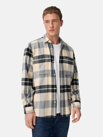 CAMEL ACTIVE Regular fit Button Up Shirt in Beige: front