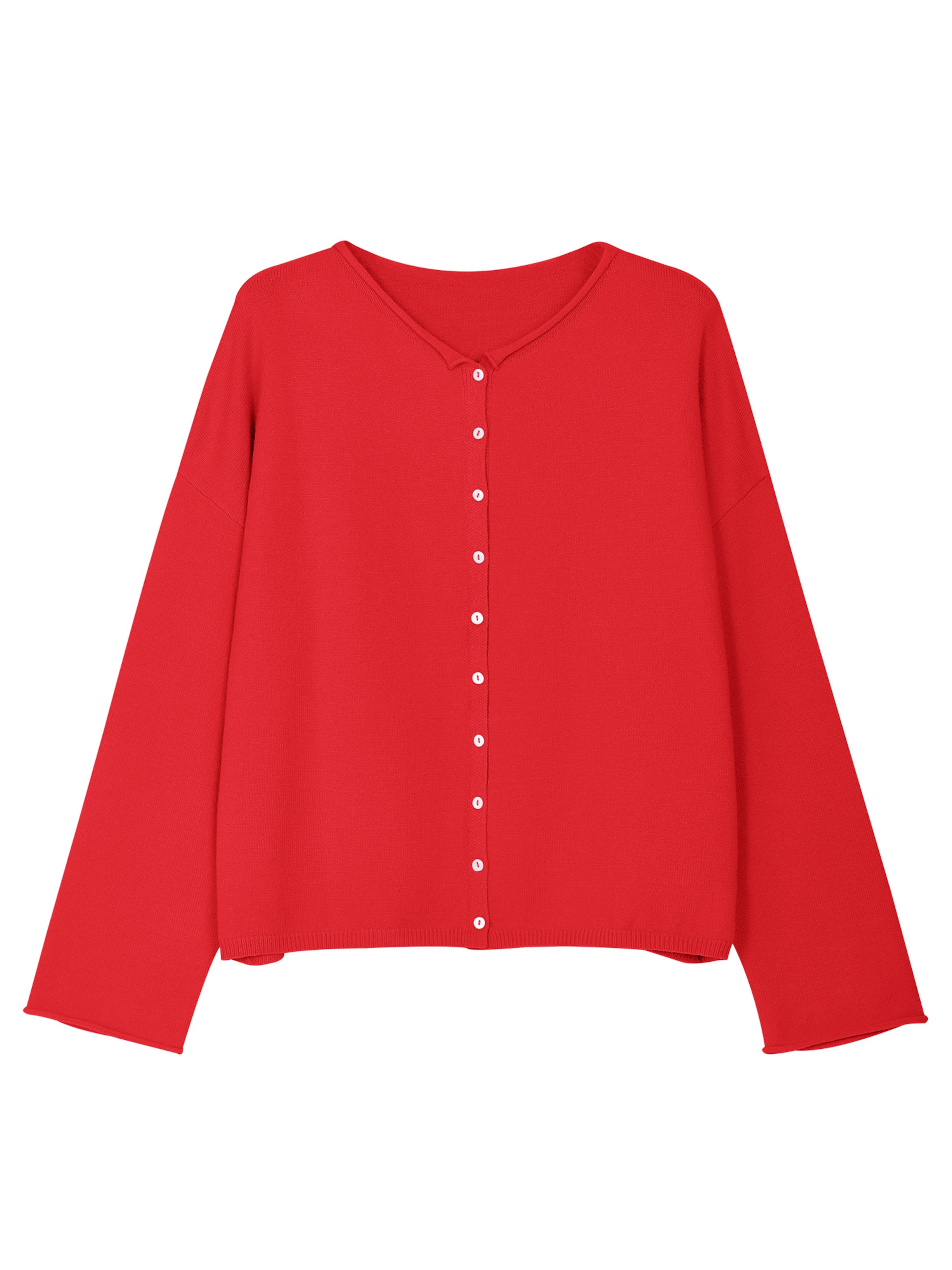 raudona Imily Bela Kardiganas: priekis