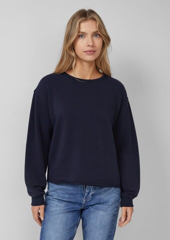 s.Oliver Sweatshirt in Blauw: voorkant
