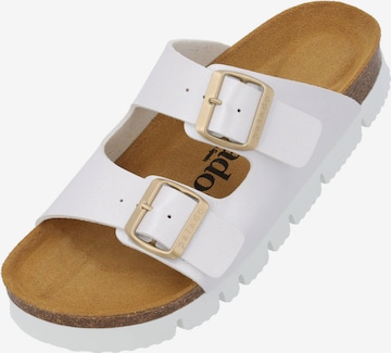 Mule 'Korfu' Palado en blanc : devant