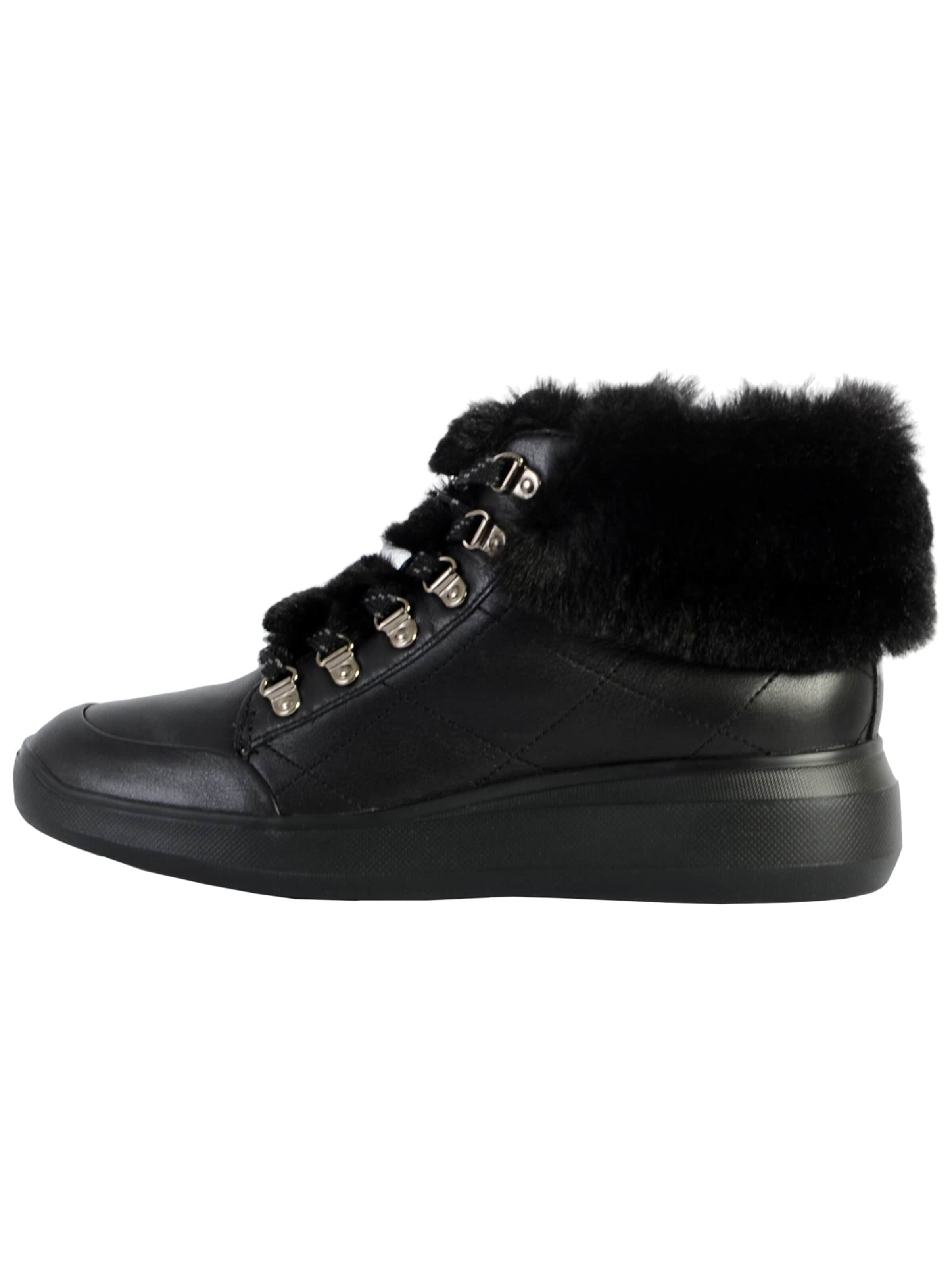 Baskets hautes GEOX en noir : devant