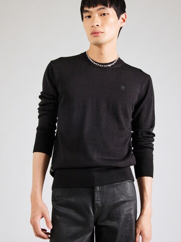 G-STAR Sweter w kolorze czarny: przód