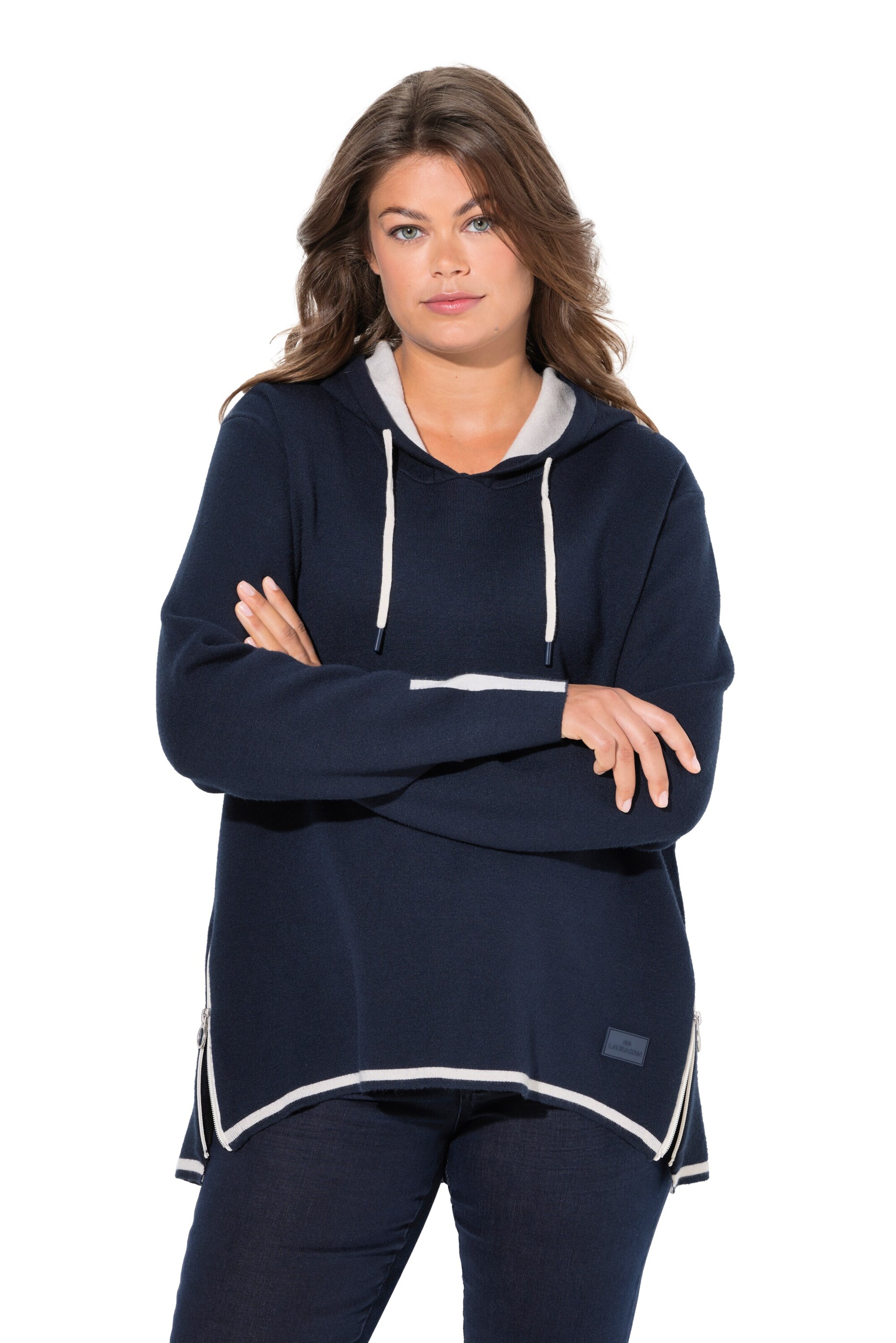 LAURASØN Sweater in Blue: front