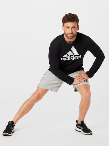 ADIDAS SPORTSWEAR Функционална тениска 'Essentials' в черно