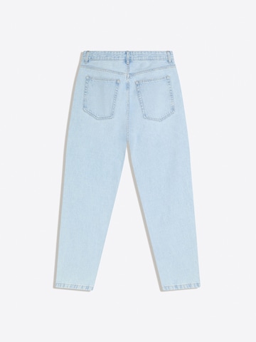 Largi Jeans de la Bershka pe albastru