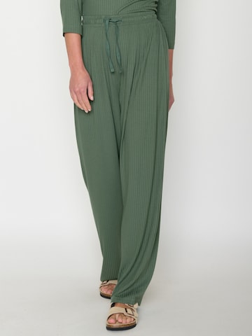 GREENBOMB Regular Broek 'Mood Basic' in Groen: voorkant