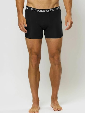 U.S. POLO ASSN. Boxershorts 'Willy' in Zwart: voorkant
