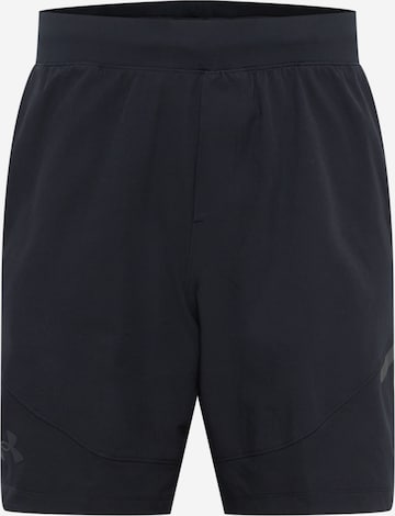 Pantaloni sport 'Unstoppable' de la UNDER ARMOUR pe negru: față