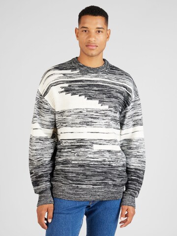 JACK & JONES Pullover 'REACT' in Schwarz: predná strana