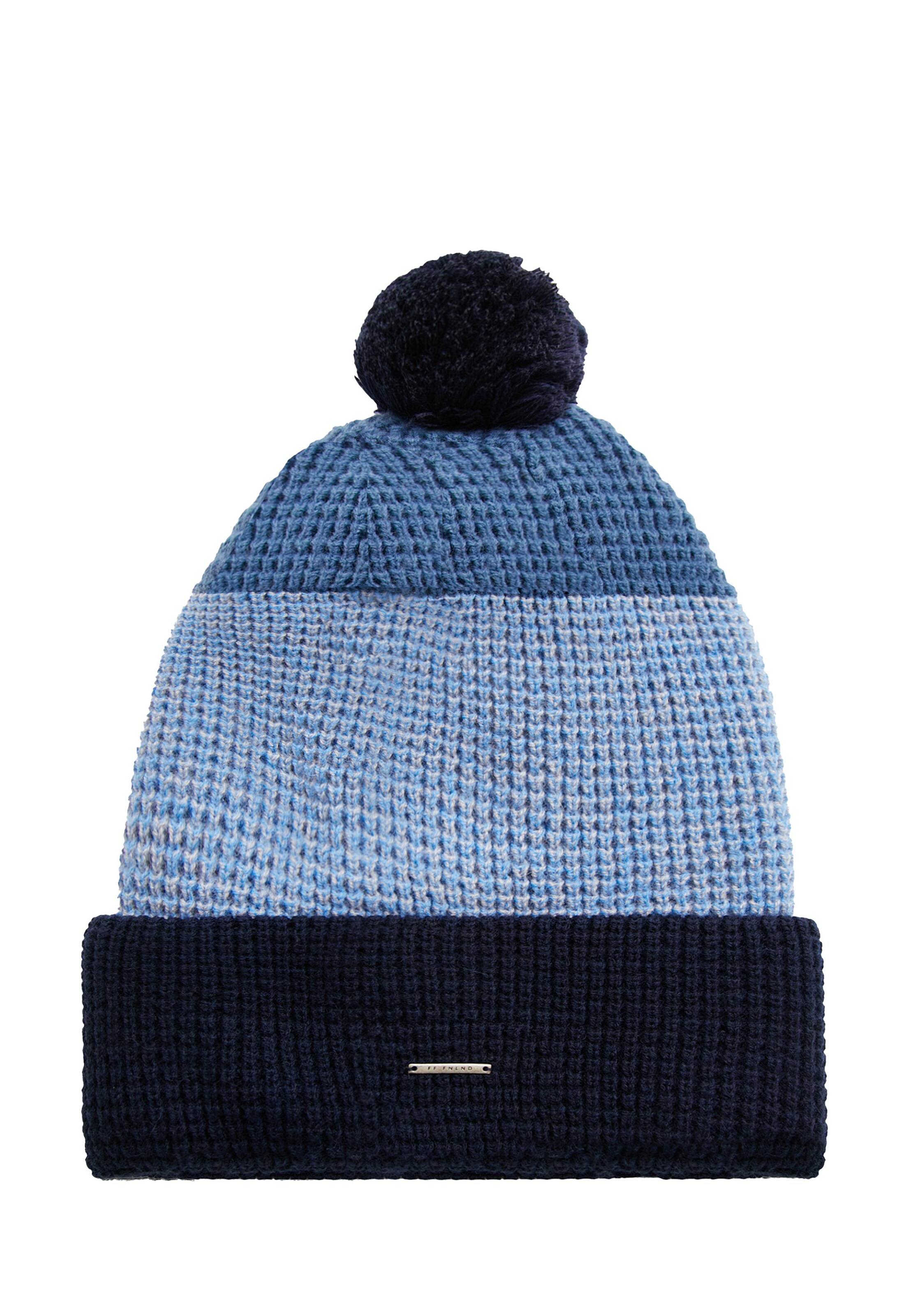 Finn Flare Muts in Blauw: voorkant
