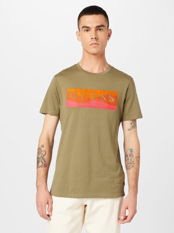 GUESS Shirt in Green: front