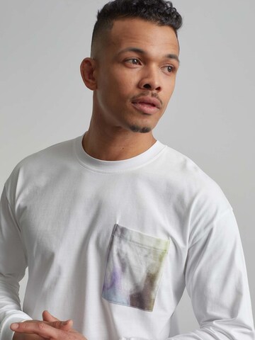 ABOUT YOU x Benny Cristo Shirt 'Luan' (GOTS) in Weiß