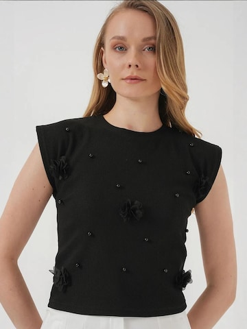 Camicia da donna di Bigdart in nero: frontale