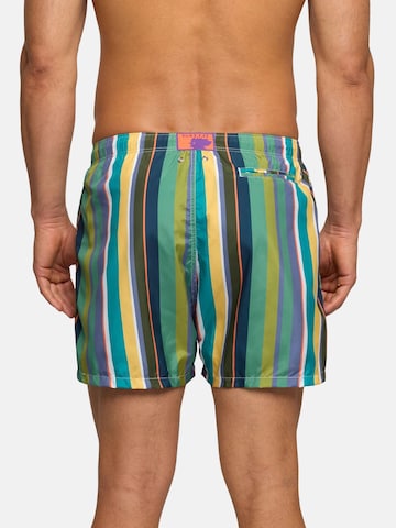 Pantaloncini da bagno 'UOMO' di Gallo in verde