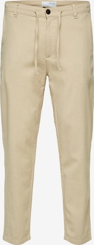 Pantaloni chino 'SLHBrody' di SELECTED in beige: frontale