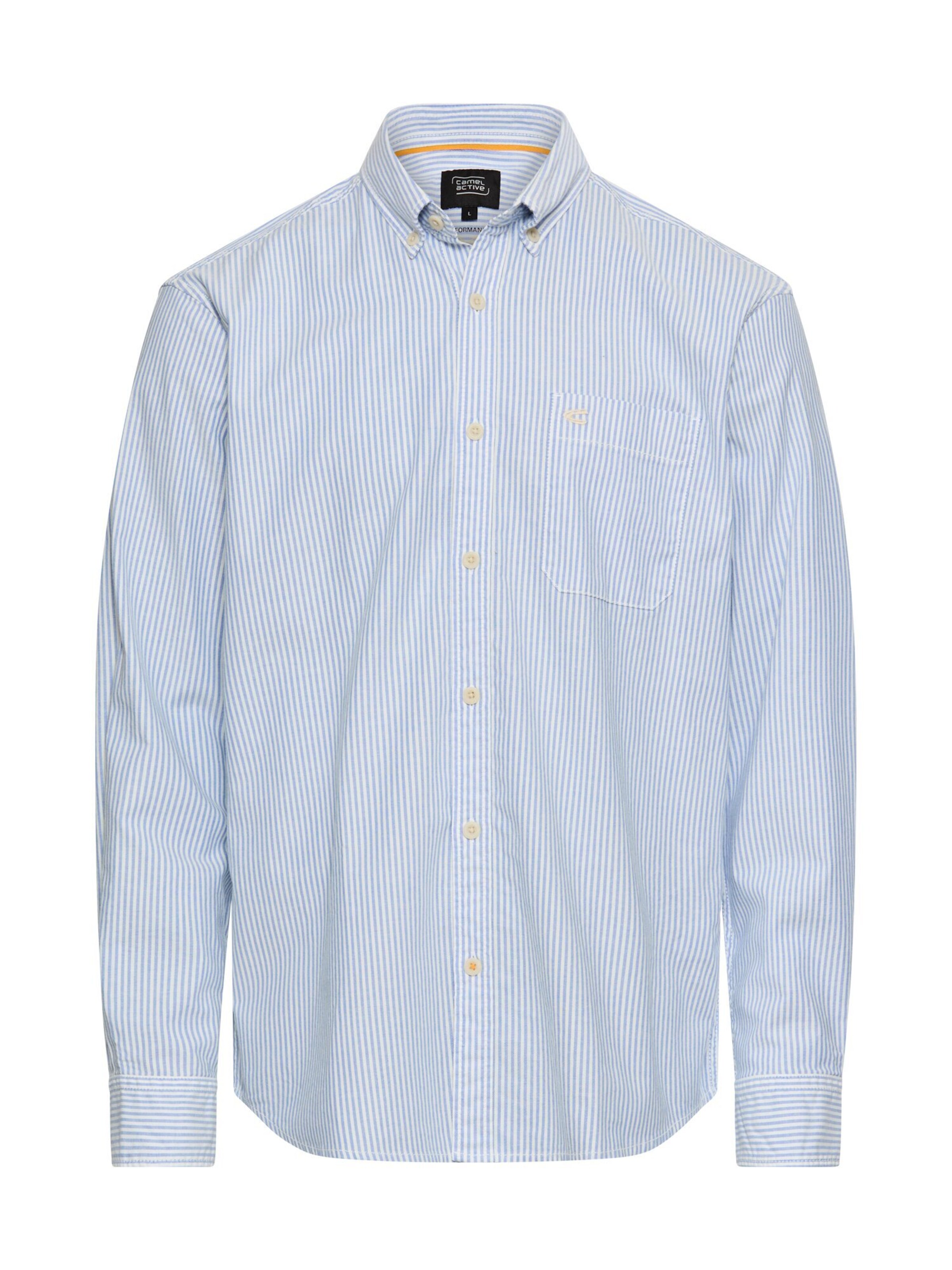 CAMEL ACTIVE Regular Fit Hemd in Blau: Vorderseite