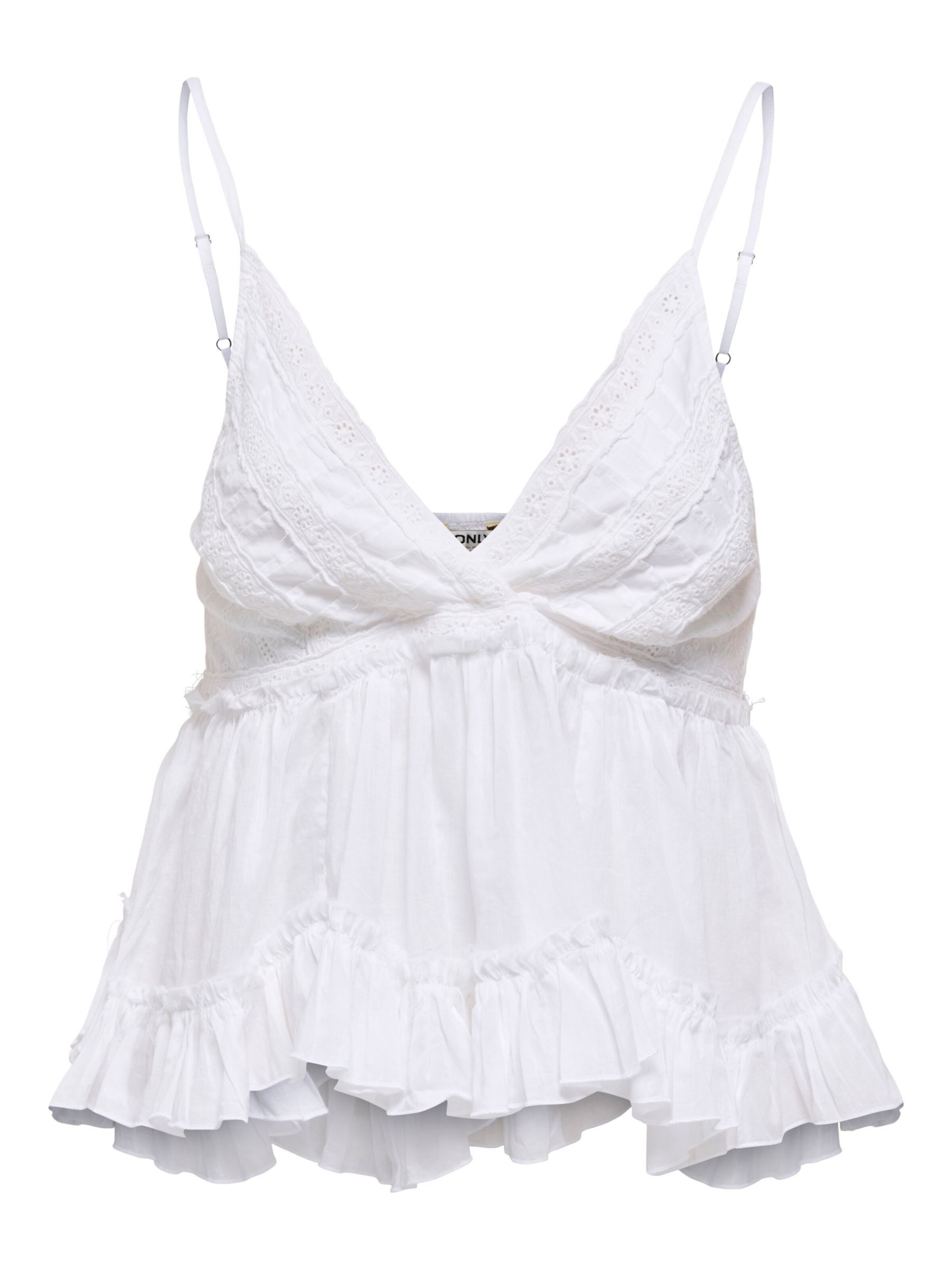 ONLY Top 'ONLTaria' en blanco, Vista del producto