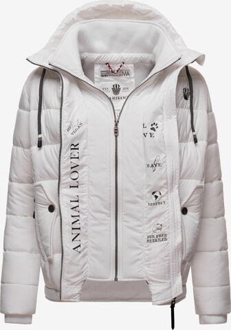 MARIKOO - Chaqueta de invierno 'Taisaa' en blanco