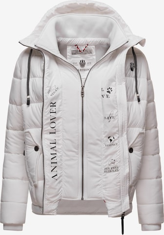 Veste d’hiver 'Taisaa' MARIKOO en blanc