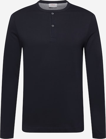 s.Oliver Shirt in Blauw: voorkant