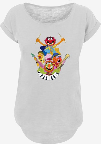 T-shirt 'Disney Muppets Dr.Teeth and The Electric Mayhem' F4NT4STIC en blanc : devant